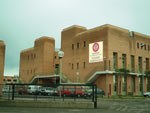 Vista frontale dei nuovi laboratori di Scienze Ambientali a Ravenna