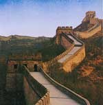 Uno scorcio della muraglia cinese