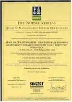 Certificato di Qualità DNV