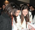 Studentesse alle giornate dell'orientamento