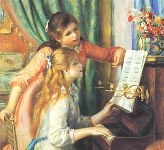 Due giovani ragazze al piano - Renoir 1892