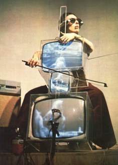 Nam June Paik, Concerto for TV cello and Videotapes (1971)