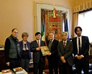 Una delegazione della Yamagata University in visita all'Alma Mater