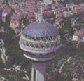 La cupola della torre di Ankara