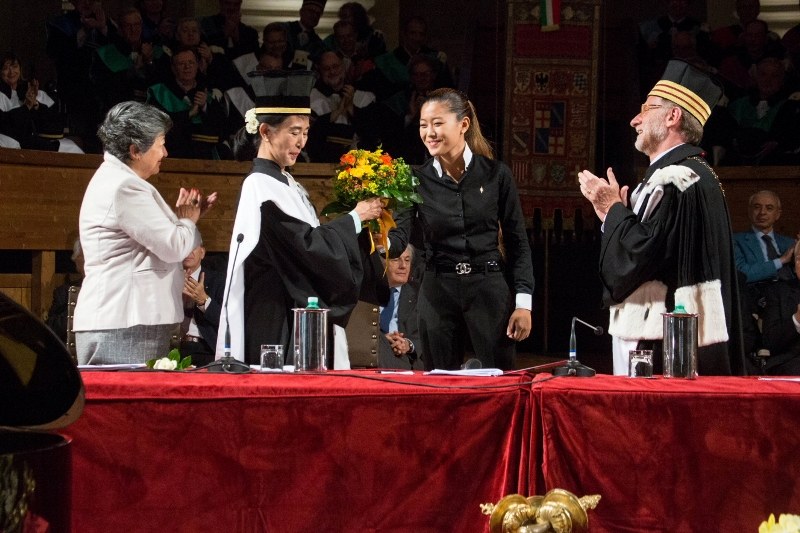 Aung San Suu Kyi in Aula Magna