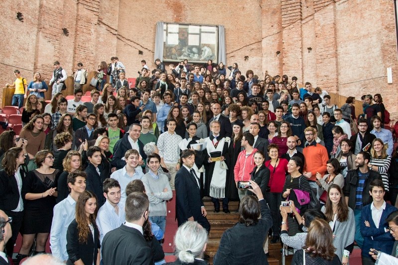 Aung San Suu Kyi in Aula Magna