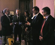 Luigi Busetto, Roberto Grandi, Debora Giorgi, Daniel Scioli, Vasco Errani