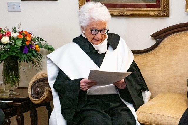 Cerimonia di conferimento di Laurea ad honorem a Liliana Segre