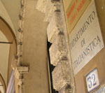 L'ingresso del Dipartimento di Italianistica