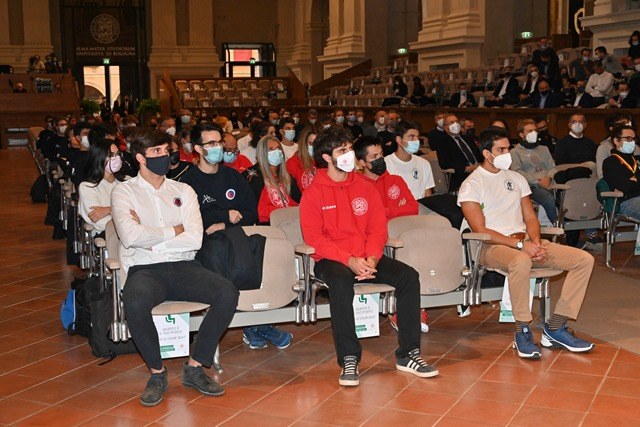 Sportivi in Aula Magna- Foto Schiassi