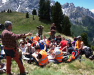 Gli studenti di Scienze geologiche sulle Dolomiti