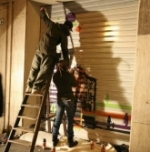 Graffiti sulle saracinesche