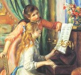 Due giovani ragazze al piano - Renoir 1892