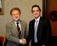 I vertici dell'Alma Mater salutano il prefetto Tranfaglia