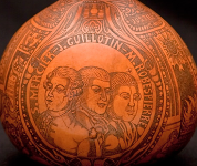 La zucca con le tracce di sangue