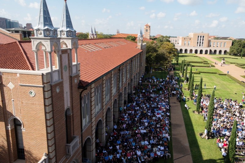 Il Rettore a Houston per i cento anni della Rice University