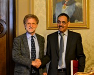 Incontro con Abdullah Al-Subaiy, consigliere dell'ereda al trono saudita