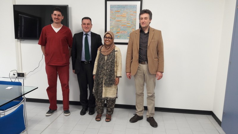 Consiglieri della Grameen Bank (Yunus) all'Università di Bologna