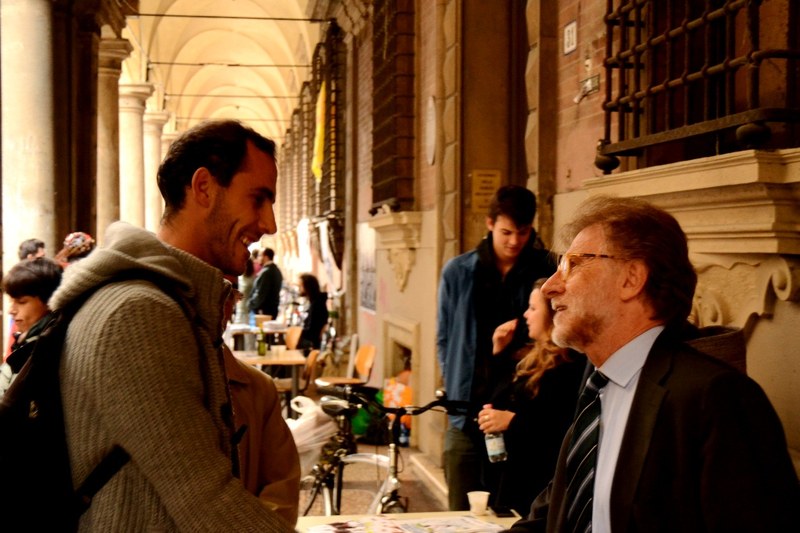 La festa degli studenti, con il rettore