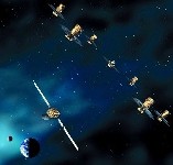 La configurazione dei telescopi spaziali della missione Darwin - Courtesy ESA