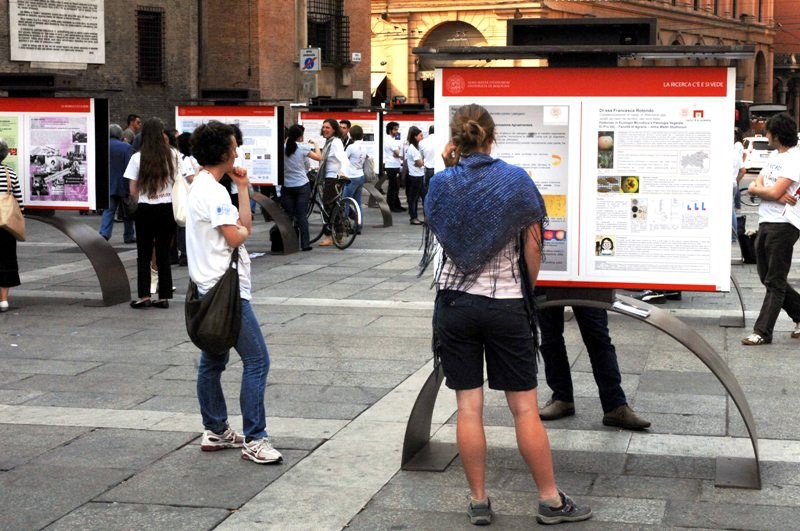 La ricerca Unibo in Piazza Nettuno