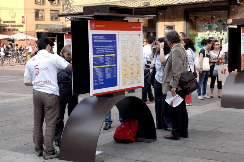 La ricerca Unibo in Piazza Nettuno