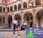 San Giovanni in Monte con un maratoneta intento a leggere