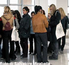 Studenti alle giornate dell'orientamento