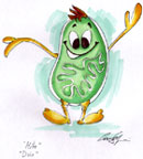 MitoCondrio, una delle mascotte de La Scienza in Piazza 2006