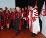 Pier Ugo Calzolari e il rettore dell'ateneo turco Metin Lütfi Baydar