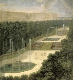 Bosquet des trois fontaines-vue du côté di Jean Cotelle