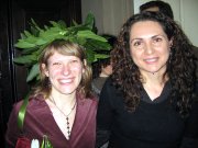 la laureata e la relatrice