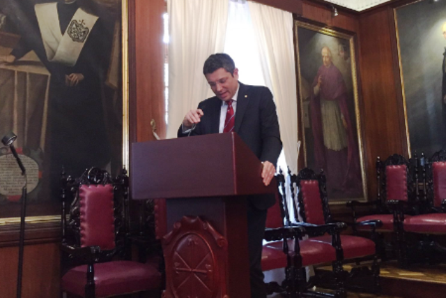 Il Rettore Francesco Ubertini all'Università del Rosario