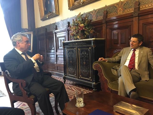 Universidad de Chile - incontro con il Rettore Vivaldi