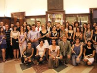 Gli studenti premiati insieme al Rettore