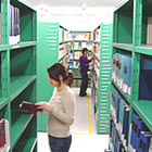 Sala verde della biblioteca di scienze statistiche